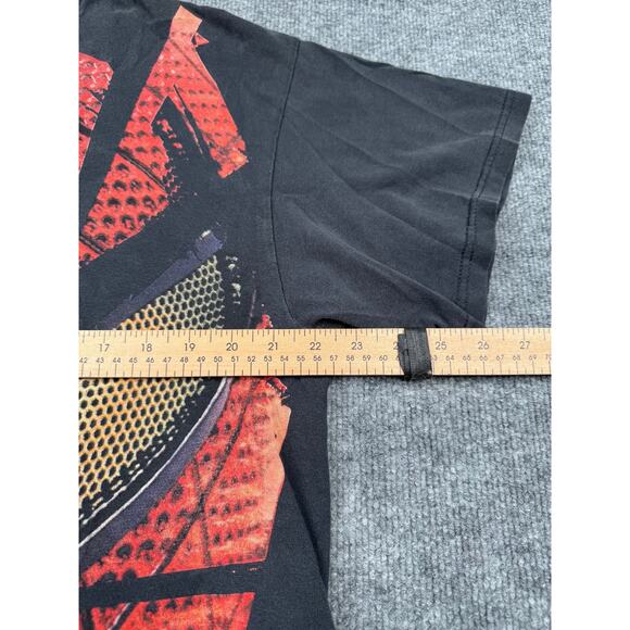 Vintage Marvel Spider-Man Full Face Graphic Tee 2000s Black XL - Picture 5 of 14
